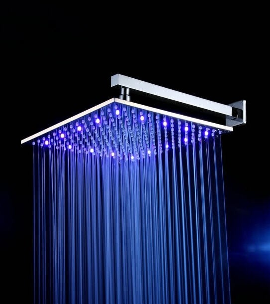 Onnauwkeurig Aan boord maak je geïrriteerd LED Douchekop Regendouche Design 20 CM - Chroom - Watervalkraan.nl |  Specialist in watervakranen - Watervalkraan kopen?